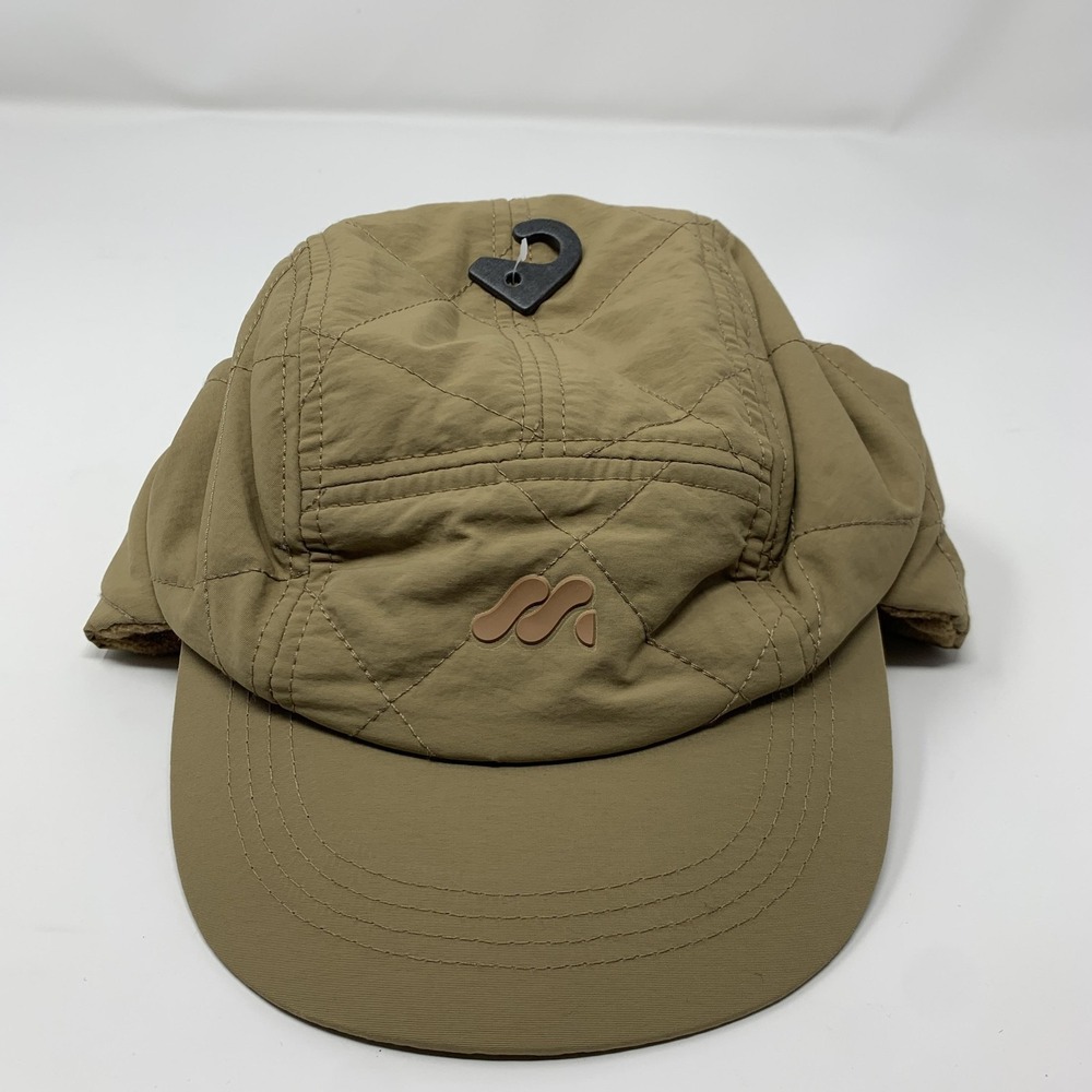 ZARA Hat Trapper Quilted Fleece Ear Flap Boys One Size 3-6Y Beige Winter